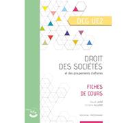 Fiches En Droit Des Sociétés Ue 2 Du Dcg