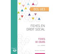 Fiches en droit social: UE 3 du DCG