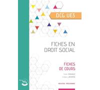 Fiches en droit social: UE 3 du DCG