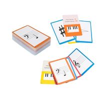Fiches Flash pour Le solfège et Tableau de théorie Musicale - Fiches Flash éducatives et ludiques pour Les élèves de Piano et de Musique (Piano Cards and Theory Poster)
