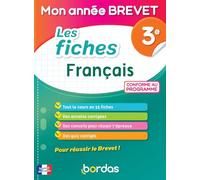 Fiches Français 3e - Mon année Brevet - 2026