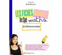 Fiches magiques 1re Spé, des maths illustrées et accessibles.: Pour préparer l'épreuve anticipée du Bac : fonctions, dérivations, suites numériques, ... probabilités. Fiches de cours et exercices.