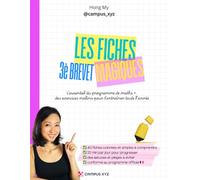 Fiches magiques 3e, des maths illustrées et accessibles. Objectif Brevet DNB.: Équations, théorème de Pythagore, Thalès, fonctions, statistiques, probabilités, méthodes Brevet.