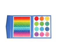 Fiches magnétiques de Fractions - Matériel pédagogique d'apprentissage pour Les mathématiques avec manipulations, Fractions magnétiques d'apprentissage pour Les, pour l'enseignement à la