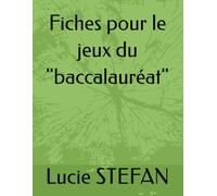 Fiches pour le jeux du "baccalauréat"