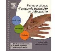Fiches pratiques d'anatomie palpatoire en ostéopathie: 1re et 2e années