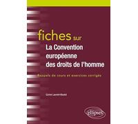 Fiches sur la Convention européenne des droits de l'homme: Rappels de cours et exercices corrigés