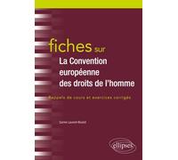Fiches Sur La Convention Européenne Des Droits De L'homme - Rappels De Cours Et Exercices Corrigés