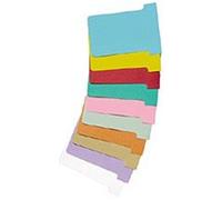 Nobo, Lot de 100 fiches T pour planning, Indice 1, Rose, 2001008