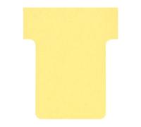 Fiches T standard 45 mm jaune le lot de 100