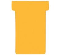 Fiches T, taille 2 / 48 x 84 mm, orange