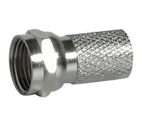 Fiches TV - LEGRAND - Jeu de 2 fiches F mâle - Diamètre 7 mm - Métal - Utilisation intérieure