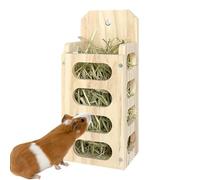 Ficheur de Foin - Rack de Foin en Bois | Pet Wooden Fay Feeder pour Lapins | Porte- Suspendue | Rabbits Hay Feeder | Ficheur de Foin en Bois pour Animaux de Compagnie | Rack de Support de Foin en