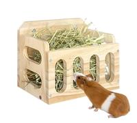 Ficheur de Foin - Rack de Foin en Bois | Pet Wooden Fay Feeder pour Lapins | Porte- Suspendue | Rabbits Hay Feeder | Ficheur de Foin en Bois pour Animaux de Compagnie | Rack de Support de Foin en