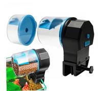 Ficheur de Poisson Automatique, 210 & 100 ML Dispensateur Automatique Dispensateur 8/12/24 h Timer Battery Faire des Vacances Auto pour réservoir, Aquariums et étang.