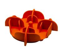 Ficheur Lent en Forme de Ventilateur - Bol de Puzzle pour Chiens - Silicone Slow Feeder Dog Bowl | Pet Slow Food Nourching Plat Interactive Bloat Stop Bowl Dog Anti-Suffocation Bowl pour Chiens sains