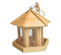 Ficheurs D'oiseaux Pour Le Plein Air - Feeder Hexagonal Bowl À Résidence Sur Les Intempéries Pour Une Utilisation Suspendue | Station D'alimentation En Plein Air Pour Canari, Calopsitte, Pinson, Perru