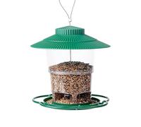 Ficheurs D'oiseaux Pour L'extérieur - Mangeur Sauvage Résistant Aux Intempéries, Plateau Suspendu Durable | Cage Métallique Étanche, Grande Station De Lanterne De Jardin, Support De Toit De Fenêtre Co
