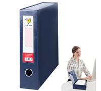 Fichier de boîte laminé brillant - 24 poches - Organisateur de documents - Boîtes de soumission - Classeur à documents, Conctinina de stockage amusante - Classeur de fichiers pour paperasse - Boîte