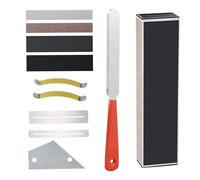 Fichier de couronnement de frettes de guitare, outil Luthier, outil de réparation de basse, protecteur de meulage, fichiers de fente, fichier de frettes, outils de nivellement de frettes, touche de