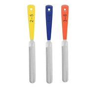 Fichier De Noix De Guitare Double Edge Nut Slotting Set Fret Crowning Luthier Tool For Bass Repair Set Of 3PCS Maintenance Fichier