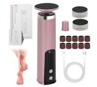 Fichier de pied électrique, élimination des callosités électriques pour les pieds | Pedicure Heel Filer Rabraper - Dissolvant de callosités électriques avec disque de papier de verre et tête de