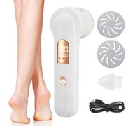 Fichier De Pied Électrique - Peau Rechargeable Plus Fluide, Dispositif De Polisse De Call | Outil De Pédicure De 1200mAh Avec 3 Rouleaux Pour Talons, Broyeur Portable Pour Un Usage Domestique, Des Voy