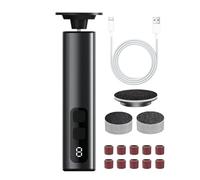 Fichier de pied électrique | Remutover rechargeable de callus imperméable à 9 vitesses | Kit d'outils de pédicure professionnel pour les peaux mortes, les pieds secs et l'enlèvement du maïs - ensemble