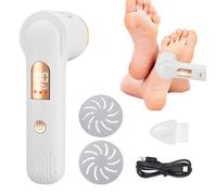 Fichier De Pied Électrique - Sander Pédicure Sans Fil, Talon Rechargeable En Douceur | Outil De Dissolvant Des Cals, Machine À Tampon De Peau Sèche, Broyeur À Talon Fissuré Pour Soins Pieds, Pédic