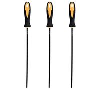 Fichier de tronçonneuse 3pcs 4, 8 mm (3/16 Pouces) File d'aiguidation en Acier Ajusteur de chaîne tronçonneuse pour Le broyage l'affaiblissement la chaîne