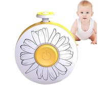 Fichier d'ongles pour bébé Fichier de réduction électrique avec 6 moulins, Safe Nail Clipper pour filles et garçons, batterie de 600 mAh