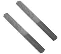 Fichier Double Côté Pour Les Menuisiers Et Mécaniciens Construction En Acier En Carbone Construction Ergonomique Handle Lisse Finishing Crafting 2pcs Anti-fatigue File De Lissage
