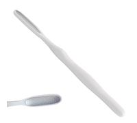Fichier du fichier Callus Remover - Brosse d'époudeur manipulé, long outil de pédicure | Élimination des cals de la brosse à double face côté, exfoliant de peau de nettoyage de la crevasse à orteil po