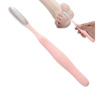 Fichier gratuit avec une longue poignée - Brosse de nettoyage avec une longue poignée, épandeur d'orteil | Outil de soins de pédicure épluche, lisses de peau durable avec poignée pour éliminer la peau