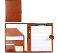 fichier, Presse-papiers for support for ipad juridique, bloc-notes A4 for école de commerce, bureau, planches à clips de conférence(Bruin)