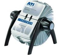 DURABLE Fichier rotatif Visifix Flip 400 – 400 cartes de visite – Noir/Gris G