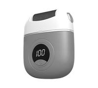 Fichiers de pied électrique : dispositif de décapage des callosités, exfoliant pour pieds numérique | Machine de soin des pieds rechargeable, de meulage de tête pour talons côté L