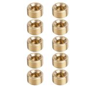Fichs De Tuyaux En Laiton Pratiques Définir 10pcs Fil Filetage Hexonal Interne Masculin Pour Scellement Solide Dans La Plomberie Et Le Raccord Prévention Des Fuites L'usage Automobile