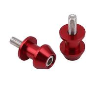 FICNNVJH Cadre de Moto Sliders Support Bras Oscillant À Vis Moto Bobines Bras Oscillant Support Coulissant Protecteur Cadre Moto 8 Mm(Red)