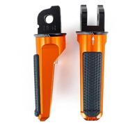 FICNNVJH Repose Pied Moto Repose-Pieds De Moto pour H&Onda CB125R CB300R CB1000R CB650R CB600F, Repose-Pieds À Pédale Avant(Orange)