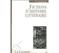 FICTIONS D Histoire LITTERAIRE - Pur - Presses Universitaires Rennes - broché - Essai