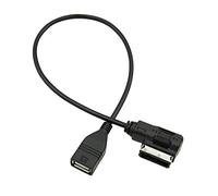 Fictory Adaptateur de câble MP3, Cable MMI Adaptateur Interface Musique MP3 Câble, Interface de Musique USB AMI MMI AUX Adaptateur de câble MP3 pour A3 S4 A5 S5 A6 S6 A7 A8 Q5 Q7 R8