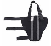 Fictory Attelle de patte arrière pour chien - Support stable pour blessures et arthrite - Taille XS - Noir