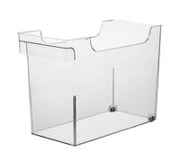 Fictory Bacs de rangement transparents de cuisine, organisateur d'armoire, solution de plan de travail, couvercle de pot et support de boîte à épices, design peu encombrant