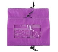Fictory Bonnet de douche pour chien avec protection auditive réglable pour chiens de petite, moyenne et grande taille, visière de bain résistante à l'eau, couleur violette