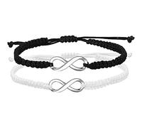 Fictory Bracelet à breloques symbolique, alliage réglable et nylon, exprimez l'amour et l'amitié, coffret cadeau