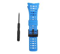 Fictory Bracelet de montre de rechange pour Suunto Ambit 1 2 2S 2R 3 Sport Run Peak, réglable en caoutchouc souple, boucle bleue noire, installation facile, ajustement confortable