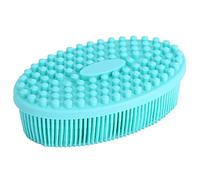 Fictory Brosse de douche et de massage en silicone, exfoliant et nettoyant, outil doux pour bébé, durable et facile à nettoyer, design portable