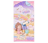 Fictory Carnet de scrapbooking avec motifs mignons de dessins animés pour étudiants - Suivi des objectifs hebdomadaires