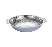 Fictory Casserole en acier inoxydable, antiadhésive, répartition uniforme de la chaleur, double poignée pour un levage sûr, batterie de cuisine multifonctionnelle pour la maison et un usage commercial